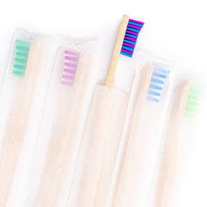 Bamboo Toothbrushes - 5 Pack