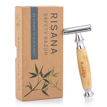 Load image into Gallery viewer, Risana Double Edged Safety Razor - Polished Silver