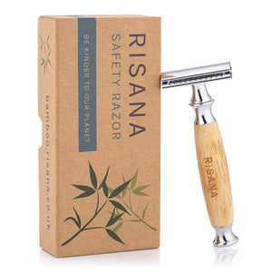 Risana Double Edged Safety Razor - Polished Silver