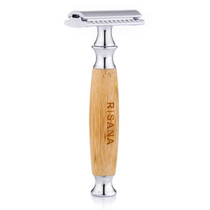 Risana Double Edged Safety Razor - Polished Silver